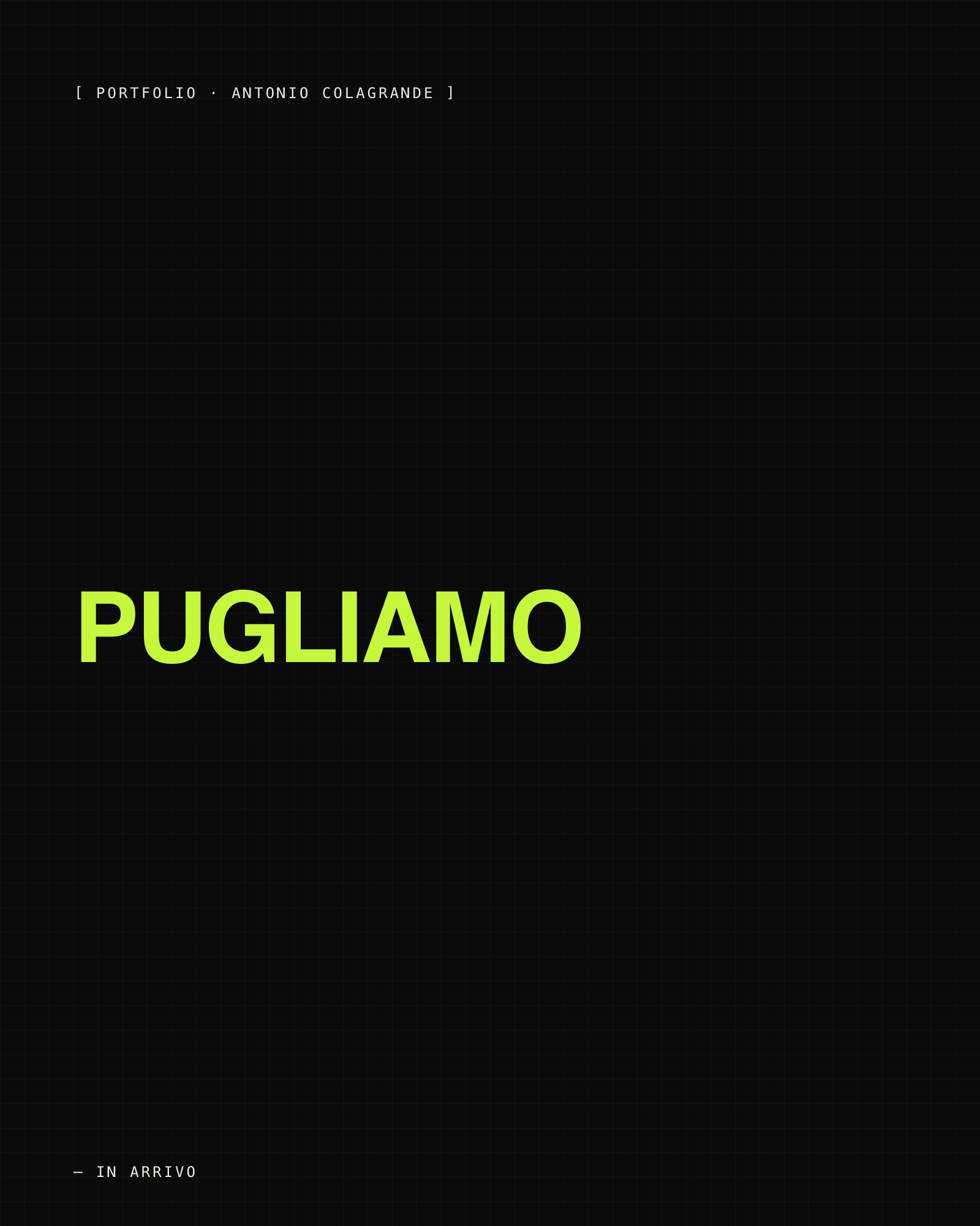 Pugliamo — brand identity