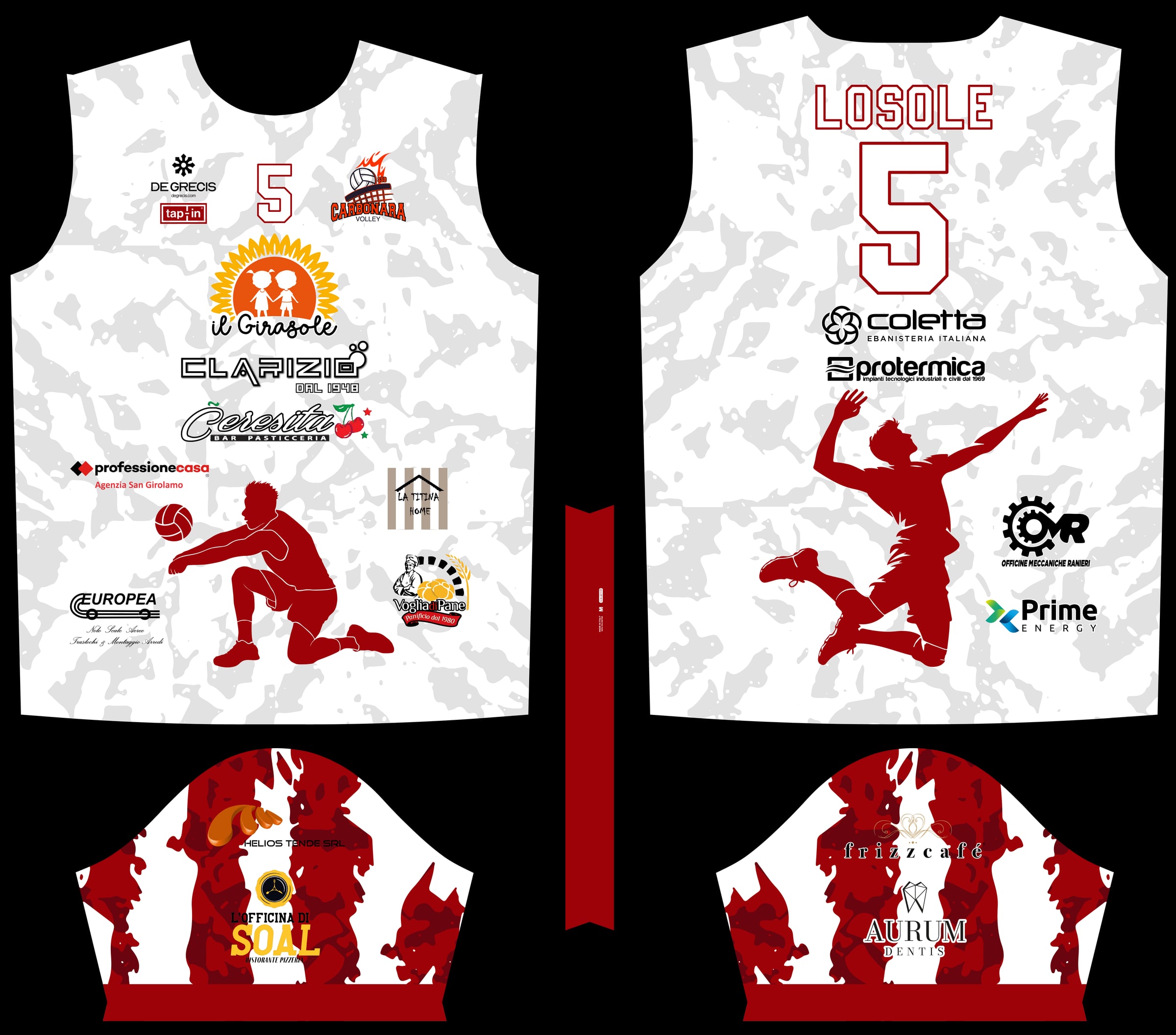 Carbonara Volley — Tavole tecniche 1